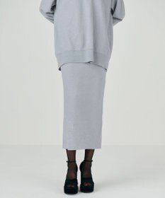 GRACE CONTINENTAL ラメタイトニットスカート