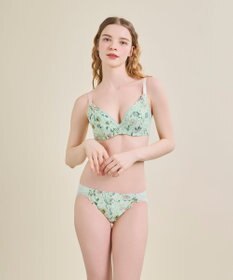 une nana cool さあわたし レース 脇高ブラジャー MADE WITH LIBERTY FABRIC