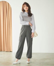 Feroux 【洗える】ビスチェドッキングニット プルオーバー