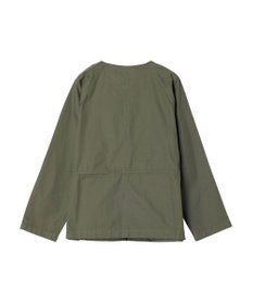 CRAFT STANDARD BOUTIQUE コットンギャバジンノーカラーＺＩＰブルゾン