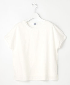 J.PRESS LADIES 【洗える】シアーエンブロイダリー カットソー