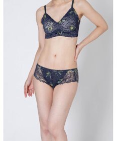 WACOAL サニタリーショーツ 【GOCOCi ゴコチ】 「普通~多い日」に対応 後ろまでしっかりカバー 羽付きナプキン対応 総レース 生理用ショーツ はきこみ丈あさめ レディース PGG198 /ワコール