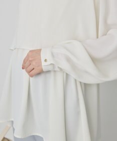 AMERICAN HOLIC 【イージーケア】Ｗクロスティアードブラウス