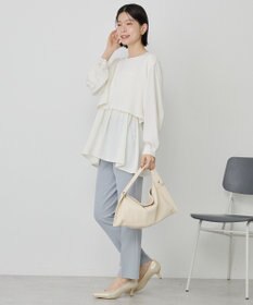 AMERICAN HOLIC 【イージーケア】Ｗクロスティアードブラウス