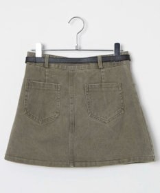 WEGO ベルトデニムスカート