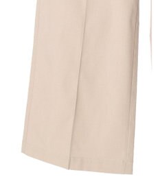 Green Parks 綿麻混イージーワイドパンツ