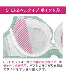 BRADELIS New York 【BRADELIS New York/ 育乳ブラ・STEP2 寄せる】ベルステップ2ブラ25S1 ブラデリス 補正 ブラジャー 谷間を作るブラ