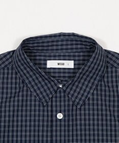 WEGO 【ユニセックス着用ITEM/MLサイズ展開】クロップドブロードシャツ