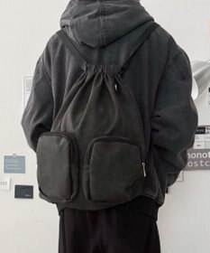 WEGO PUポケットデザインナップサック