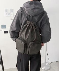 WEGO PUポケットデザインナップサック