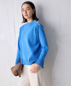 UNFILO 肩釦ハイネックニット