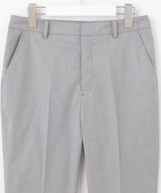J.PRESS LADIES 【洗える・撥水・防汚】コットンFITTYシャーク テーパード パンツ