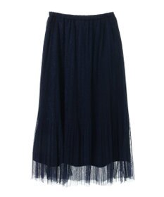 Green Parks ラメチュールプリーツスカート