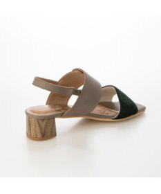 ing <ing>スクエアトゥバックベルトサンダル