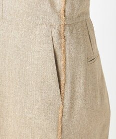 23区 【GOLD LABEL】リネンツイル サイドフリンジ オールインワン