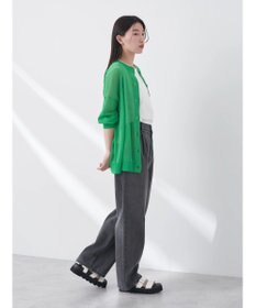 earth music&ecology シアーニットカーディガン