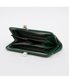 UNBILLION ペルケ perche / ワンステップで中身が見渡せる使いやすい長財布 サクラ・スタッズ・アクリル玉がま口長財布