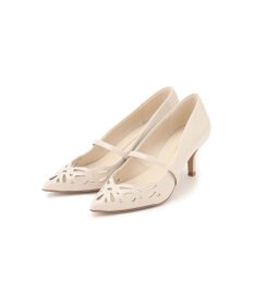 GRACE CONTINENTAL カットワークローパンプス