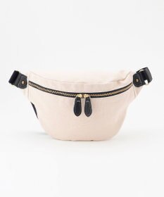 UNBILLION Otias 8号キャンバスシュリンクレザーボディバッグ