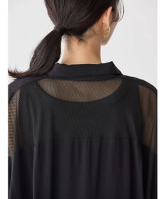 AMERICAN HOLIC サラックールメッシュ切替ワンピース