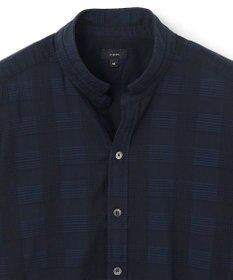 JOSEPH HOMME 【WEB・一部店舗限定】ドビーチェックストレッチ　ウイングカラーシャツ