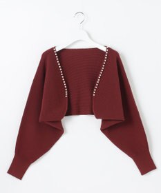 Feroux 【洗える・アンサンブル】パールポイントアンサンブル ニット