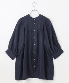 #Newans 【金子綾さんインスタライブご紹介アイテム】（前後着用可能）ピンタックシアーブラウス