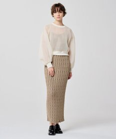 uncrave シアー ラッセル トップス（uncrave WHITE）