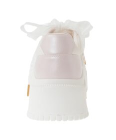Maison de FLEUR レースリボン厚底スニーカー
