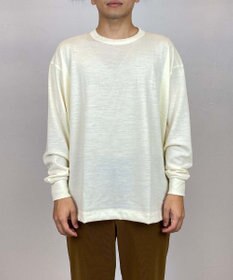 KASHIYAMA 【ウォッシャブル】ウールジャージークルーネックニット