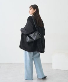 earth music&ecology 【セルフカット可】ワイドデニムパンツ