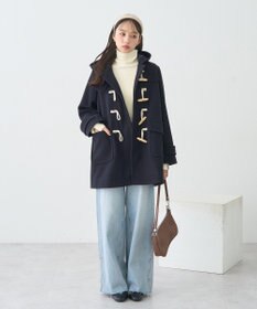 earth music&ecology 【セルフカット可】ワイドデニムパンツ