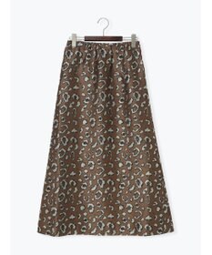 Te chichi レオパードジャガードナロースカート