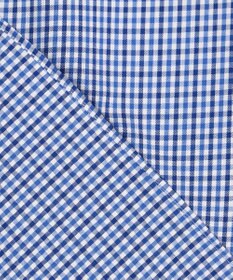 J.PRESS MEN 【PREMIUM PLEATS / 形態安定】ピンオックス カラーミックスギンガム / B.D.