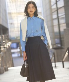 組曲 【ビジューボタン付き】SOBANE ケーブルプルオーバー ニット