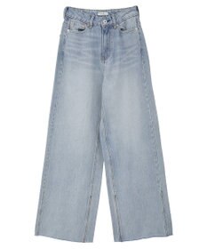 earth music&ecology 【セルフカット可】ワイドデニムパンツ