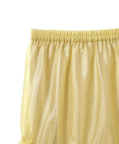 Green Parks シアーシャイニードロストティアードスカート