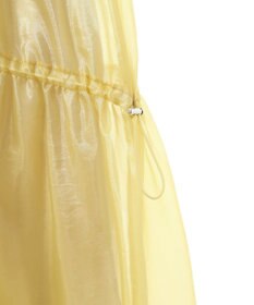 Green Parks シアーシャイニードロストティアードスカート