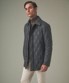 GOTAIRIKU 【仕事で着用可】ブライトシャンブレー キルティング ドレスダウン