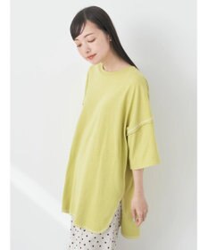 earth music&ecology 配色ステッチチュニックＴ