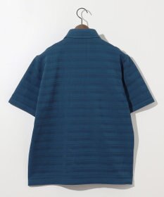 JOSEPH ABBOUD クールビズ【オーガニックコットン使用・日本素材】リンクスボーダー ポロシャツ