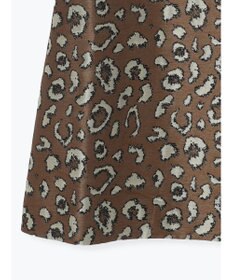 Te chichi レオパードジャガードナロースカート