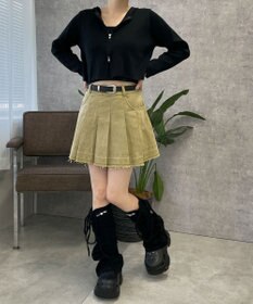 WEGO ベルトツキプリーツスカパン