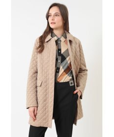 DAKS スウェードキルトコート