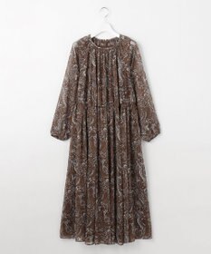 自由区 L 【SHIHOさん着用】ペイズリープリント ワンピース