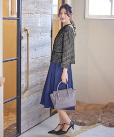 Tiaclasse ラメツイードジャケット