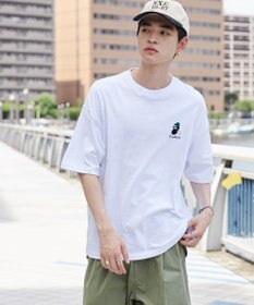 WEGO ヒゲサガラ刺繍Tシャツ