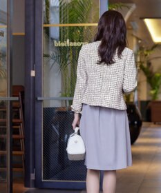 Tiaclasse ラメツイードジャケット