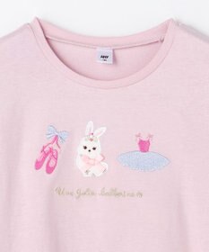 ANY KIDS おけいこモチーフ刺繍入り 長袖Tシャツ