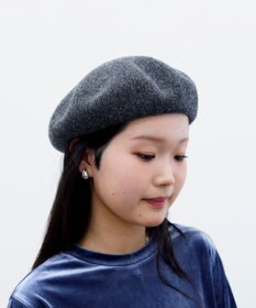 ATRENA 【日本製】カシミヤ混ベーシックベレー